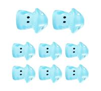 Dcaknri Confezione da 100 piccole statuette a fungo incandescente al buio, per giardini creativi e abbellimenti di micropaesaggi, piccoli terrari a forma di fungo