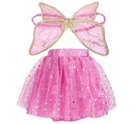 Dcaknri Costume da farfalla per bambini, cinghie regolabili e cintura elastica che promuove l'indipendenza durante il gioco di ruolo Attività a tema Accessori per costume per bambini