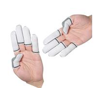 Dcaknri Cotton Sweat Absorption Finger Covers with PVC Dots for Warehouse Staff Office Work Book Page Turning Sleeves for Labor Nonslip Grip Finger