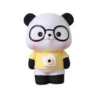 Dcaknri Cute Animal Money Jar Versatile Coin Container Box Shatterproof Money Holder Versatile Panda Piggy Banks Coin Saving Jar School Classroom Decoration