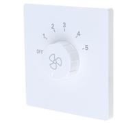 Dcaknri Elegante Regolatore velocità per Ventilatore da Soffitto a Parete Controller Regolabile a 5 Marce Tipo 86 Goditi Funzionamento Semplice del Controller da Soffitto