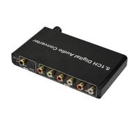Dcaknri Estrattore 4K 5.1CH da SPDIF analogico per Cuffie HDTV per Console Gioco