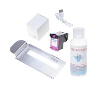 Dcaknri Handheld Inkjet Food Printer for Creative Projects on Cookie And Latte Art Cake Coffee Dessert Decorator Thermal Inkjet Printer