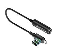 Dcaknri Input to Type C Adapters Plug And Play Metal Housing Portable Converters for Digital Accessories Data Power Charging Extension Cord Converter