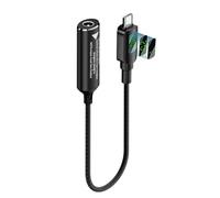 Dcaknri Input to Type C Adapters Plug And Play Metal Housing Portable Converters for Digital Accessories Data Power Charging Extension Cord Converter