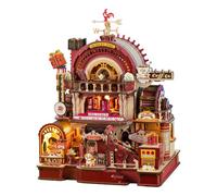 Dcaknri Laboratorio Dessert Ingegnerizzato con Effetti Sonori Movimento Meccanico E Confezione Regalo Pronta Artigianato Fai-da-Te della Città Nordica