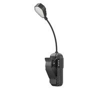 Dcaknri Lampada frontale a LED ricaricabile USB con clip con sensori di movimento Luce di lettura del peso per lettura campeggio pesca faro ricaricabile
