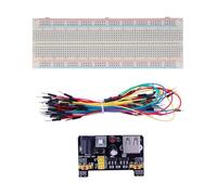 Dcaknri MB102 Breadboard 830 Point Solderless PCB Bread Board Test Development for Electronic Projects Universal Breadboard Kit