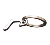 Dcaknri Mini Pocket Beer Bottle Opener Stainless Steel Multifunction Mini Keychain Portable Gadgets Pendant with Keyring Simple Keychain Bottle