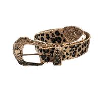 Dcaknri Moda Modello Stampa Cintura Ragazza Fibbia In Metallo 2000 Cintura Etnica Cintura Bead Trim Estetica Fibbia Partito Cintura, cachi, Taglia unica