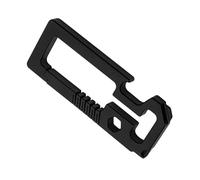 Dcaknri Multitool Metal Keychain with Screwdriver Bottle Opener Quickly Release Key Carabiner Clip Key Holder Outdoor Tool AntiLost Carabiner Clip Waist Hanging Keychain Buckles