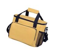 Dcaknri Organizzatori di forniture di cucito alla moda con elementi di fissaggio ampi scomparti in poliestere per progetti artigianali Borsa portatile per fili