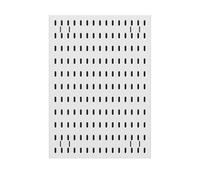 Dcaknri Organizzatori modulari di stoccaggio della parete del pannello forato Accessori per il pannello forato per le aree umide Bagno Cucina Sala giochi Design impermeabile Robusto Pp Storage Rack