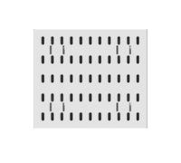 Dcaknri Organizzatori modulari di stoccaggio della parete del pannello forato Accessori per il pannello forato per le aree umide Bagno Cucina Sala giochi Design impermeabile Robusto Pp Storage Rack