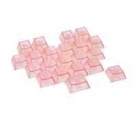 Dcaknri PC Materials Heart Fogged Design Keycaps Set 21Piece Altezza Originale per Migliorare il Comfort di Digitazione e Visual Appeal Desktop Keycaps Collection