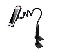 Dcaknri Phone Holder Bed Gooseneck Mount Flexible Arm 360 Mount Clip Bracket Clamp Stand for Cell Phone Tablet Black White Desktop