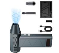 Dcaknri Portable Electric Air Duster 130000RPM 3 Speed Adjustable Cordless Rechargeable for Computer Keyboards Car Cleaning with Brushless Motor Rechargeable Computer Cleaning Kit with Accessories