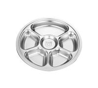 Dcaknri Rotondo In Acciaio Inossidabile 28 Cm Ideale Per Le Raccolte Familiari Forno A Microonde Un Da Portata Per Vaso Pranzo Del Dormitorio