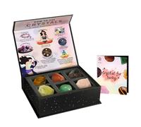 Dcaknri Set Pietre Curative 6 per Meditazioni E Bilanciamento dei per Migliorare L'energia Positiva per Le Donne Regalo Compleanno Cristalli