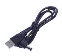 Dcaknri USB to DC5.5 X 2.1mm Power Cable Suitable for Navigation, Radios, And Alarm Clocks 1meter/39.37inch Length LED Light Strip Power Cable