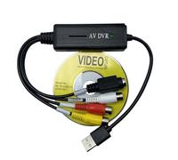 Dcaknri USB Video Captures Card Digital Converters USB 2.0 Record Captures Device Grabbers for PC Laptop VCR Digitization Device