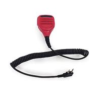 DCALU Altoparlante microfono for microfono altoparlante rosso PTT. Porta audio adatta for BAOFENG UV5R UV82 F8HP 82 Adatto for KENWOOD TK 3107 3207 3307 370 260 Radio Walkie Talkie Mic