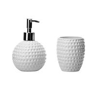 Dcasa - Set da bagno nordico bianco in ceramica per bagno Arabia