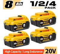 DCB200 20V 8000mAh Batteria di ricambio al litio per Dewalt 18V DCB184 DCB200 DCB182 DCB180 DCB181 DCB182 DCB201 DCB206