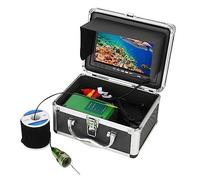 DCDCD Fotocamera for la Pesca Subacquea 1000TVL 6W IR LED Fish Finder con Monitor a Colori da 7 Pollici 10M 15M 20M 30M for la Pesca in Mare sul Ghiaccio(09MJ IR 10M)
