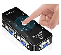 DCDCD USB 2.0 KVM Switch 4 Porte VGA Splitter Stampante Mouse Tastiera Pendrive Condividi Switcher 1920 * 1440 VGA Switch Box Adattatore