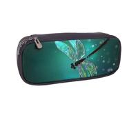 DCEHGEW Astuccio in pelle PU con stampa di pecore e agnelli, astuccio con cerniera per scuola, ufficio, viaggi, regalo personalizzato, Libellula animale della galassia, One Size, Zaino per la scuola