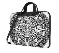 DCEHGEW Borsa a tracolla per computer portatile con stampa della fine del mondo, con calendario Maya, protezione a tre strati, antiurto, borsa a tracolla per computer portatile, per uomini e donne