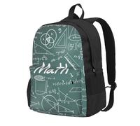 DCEHGEW Zaino da viaggio con stampa marocchina a colori, zaino leggero per la scuola per escursioni e uso casual, Parola lezione di matematica, One Size, Zaino da viaggio