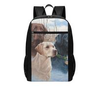 DCEHGEW Zaino da viaggio per computer portatile con stampa con domanda matematica, zaino leggero per la scuola, zaino casual per escursionismo, Labrador Cani, One Size, Zaino da viaggio