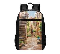 DCEHGEW Zaino da viaggio per computer portatile con stampa di cervi - Zaino leggero per la scuola per casual, zaino da trekking, Via Italiana, One Size, Zaino da viaggio
