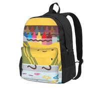DCEHGEW Zaino da viaggio per computer portatile con stampa selvaggia di caccia, zaino leggero per la scuola per escursioni e uso casual, Scatola di pastelli carino, One Size, Zaino da viaggio
