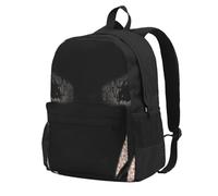 DCEHGEW Zaino da viaggio per computer portatile con stampa selvaggia di caccia, zaino leggero per la scuola per escursioni e uso casual, Motivo ciglia, One Size, Zaino da viaggio