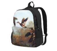 DCEHGEW Zaino da viaggio per computer portatile con stampa selvaggia di caccia, zaino leggero per la scuola per escursioni e uso casual, Caccia Volante Selvaggio, One Size, Zaino da viaggio