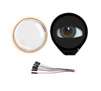 Dcfbkl 0.71Inch Circolare Display Pannello LCD Basso Consumo Energetico Efficiente Energetico Per Innovazioni Elettroniche Dispositivi Indossabili LCD Per Microcontrollori