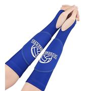 Dcfbkl 2 manicotti per braccio da pallavolo che passano colpire avambraccio manica pallavolo attrezzature da allenamento protezione per il polso con protezioni pad maniche braccio per compressione