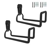 Dcfbkl 2 pratici supporti per tubo da parete con rivestimento antiruggine per un efficiente stoccaggio del giardino e organizer da giardino salvaspazio