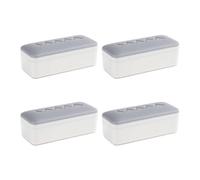 Dcfbkl 4 distanziatori per copriwater in ABS, installazione rapida, antiscivolo, per sedile WC, paraurti per uso domestico