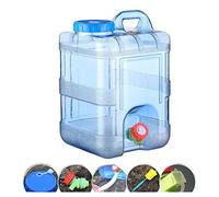 Dcfbkl 5/8/10/12/15L Trasparente Serbatoi del contenitore di acqua con il rubinetto Outdoor Bucket Camping Carrier Portable Outdoor Water con coperchio rubinetto