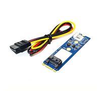 Dcfbkl 7Pin SATA3.0 per 2242 2260 2280 Adattatore Scheda di Estensione Scheda Scheda di Estensione Risparmio di Spazio Scheda Convertitore Scheda Orizzontale