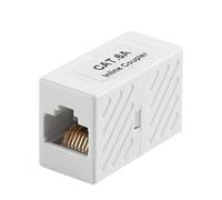 Dcfbkl Accoppiatore di rete RJ45 Cat6 Connettore Ethernet Cat6A per trasferimento dati efficiente per Home Office Impostazioni educative Connettore di rete