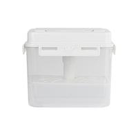 Dcfbkl Barattolo per sottaceti con manico e coperchio Kimchi Press e fermentazione Contenitore di plastica Organizzatori di crauti Scatola di fermentazione Sottaceti Barattolo di fermentazione con