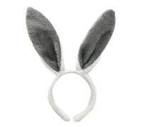 Dcfbkl Cerchietto per capelli in peluche per Halloween Anime Coniglietti Fascia per orecchie Carnevale Partito Hairhoop Tutte le età Cosplay Copricapo Orecchie Hairband