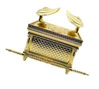 Dcfbkl Elegante armadietto israeliano da collezione Arca dell'Alleanza Repliche Modello Statua Ornamento Soggiorno Desktop Decorazione Arca dell'Alleanza