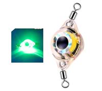 Dcfbkl Esche illuminate a LED Lampeggiatore Esche da pesca Subacquea Flasher Acqua salata Pesca a traina Cucchiai Pesca Concorrenza Grado Fish Eye Luce di Pesca