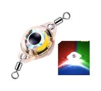 Dcfbkl Esche illuminate a LED Lampeggiatore Esche da pesca Subacquea Flasher Acqua salata Pesca a traina Cucchiai Pesca Concorrenza Grado Fish Eye Luce di Pesca